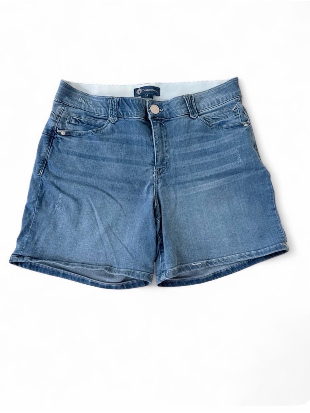 Democracy Brand Jean Shorts in Light Blue - Women